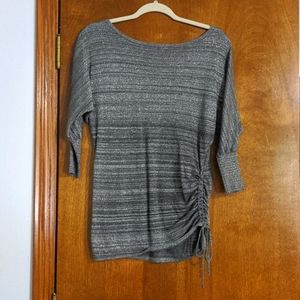 Glitter Grey Top